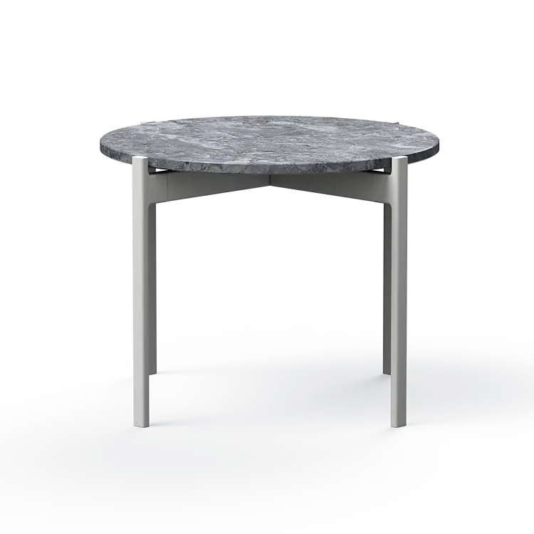 Ashler Couchtisch mit Steinplatte, Ø60