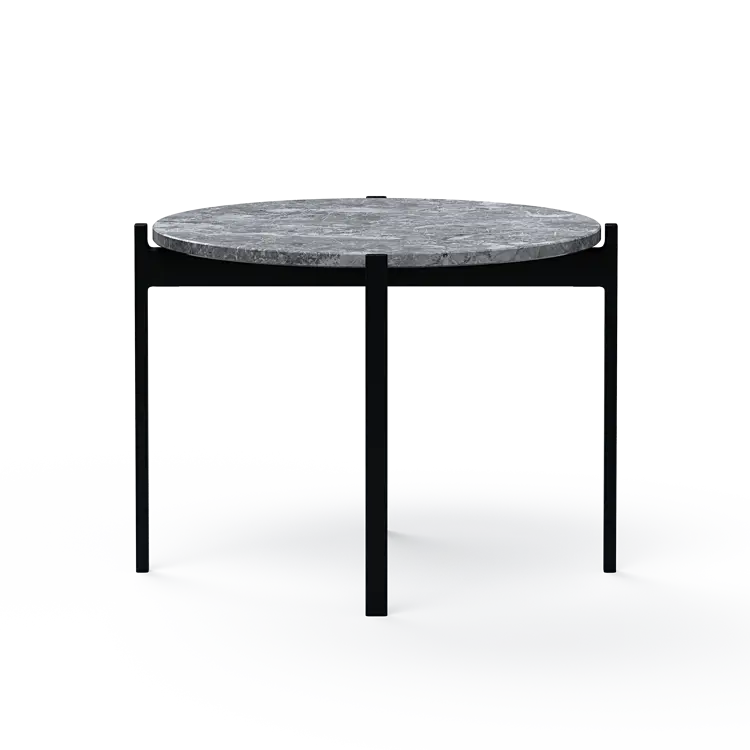 Ashler Couchtisch mit Steinplatte, Ø60