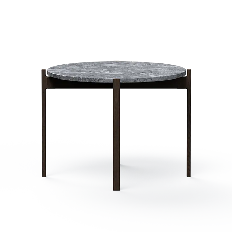 Ashler Couchtisch mit Steinplatte, Ø60