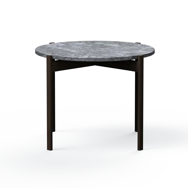 Ashler Couchtisch mit Steinplatte, Ø60