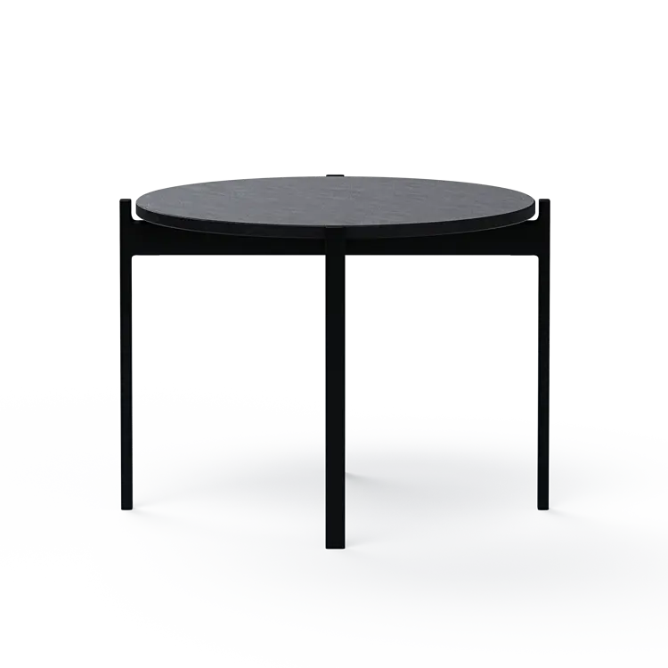 Ashler Couchtisch mit Steinplatte, Ø60