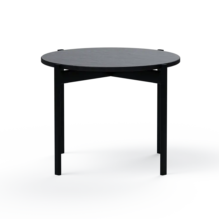 Ashler Couchtisch mit Steinplatte, Ø60