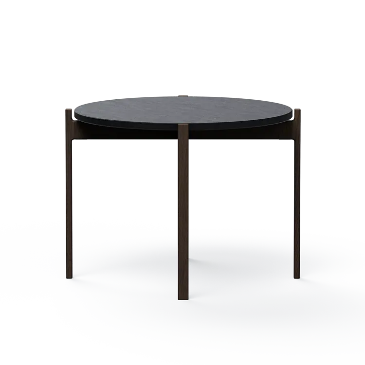 Ashler Couchtisch mit Steinplatte, Ø60