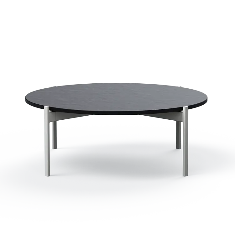 Ashler Couchtisch mit Steinplatte, Ø100